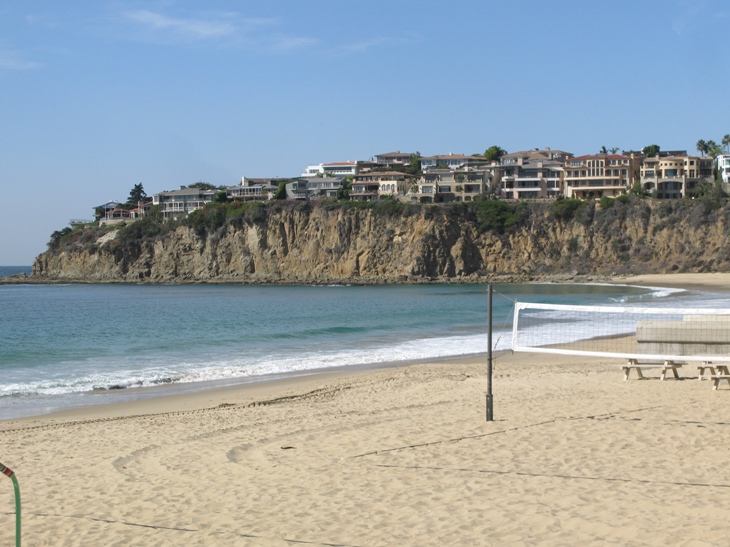 View of the beach in Emerald Bay