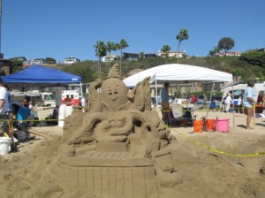 Sandcastle Contest in Corona del Mar
