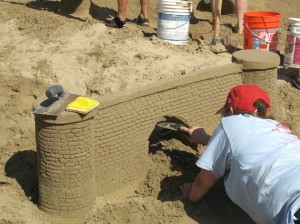 Sandcastle Contest in Corona del Mar