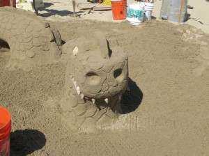 Sandcastle Contest in Corona del Mar