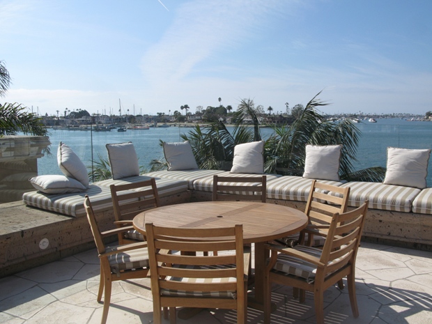 Rooftop deck of home on Collins Island