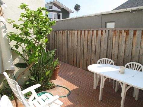 Back Patio off Newport Shores Home for Sale