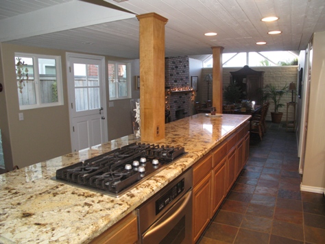 Kitchen of Newport Shores home
