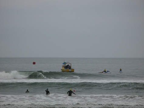 Huntington Beach State Lifeguard try out competitive swim