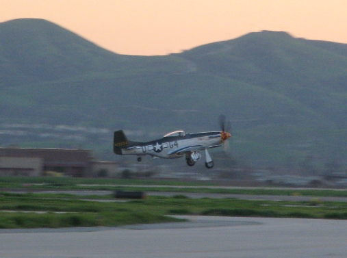 Plane at rotation