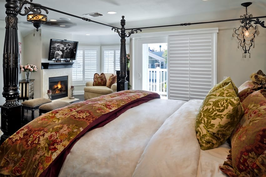 master bedroom Newport Beach home for sale