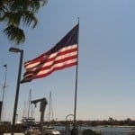 American Flag in Newport Beach