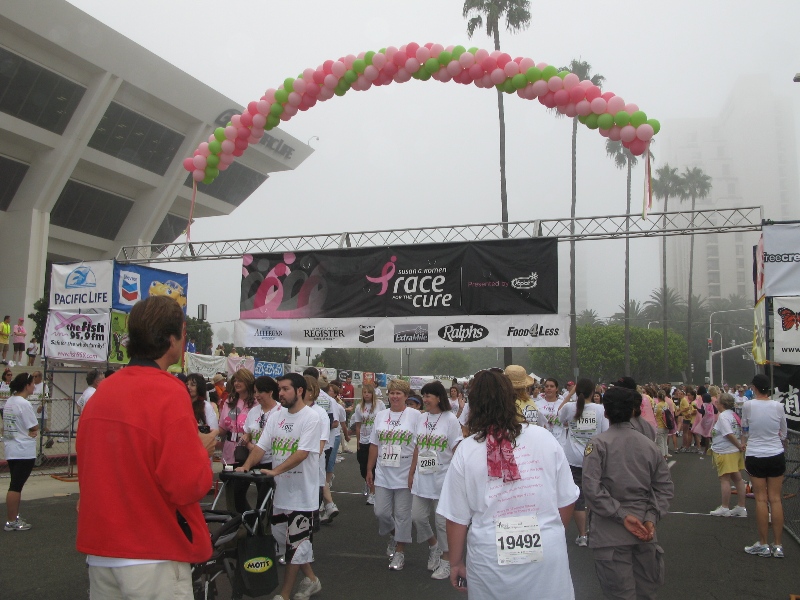Race for the Cure Finish Line