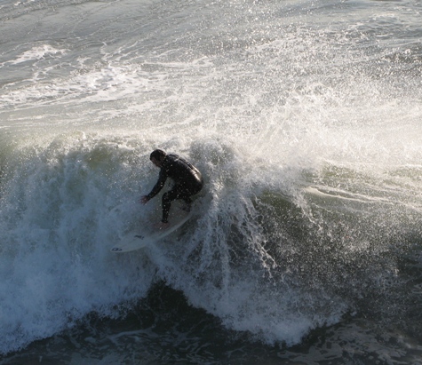 Surf's Up At Southern California Beaches