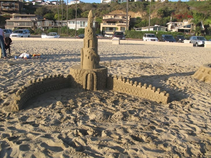 Corona del Mar Sand castle contest