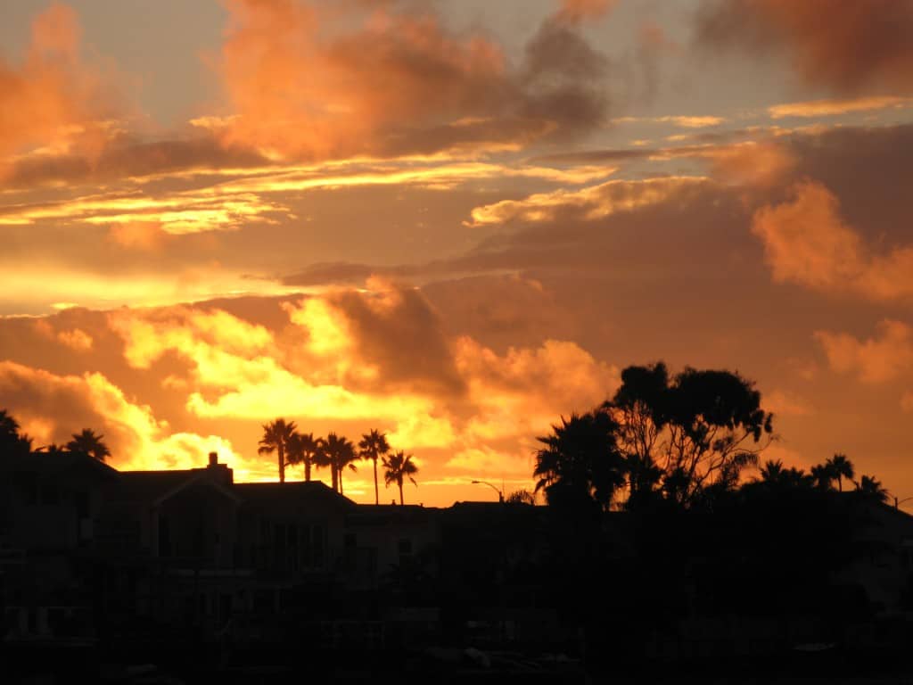 Newport Shores sunset