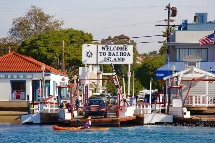 Balboa Island in Newport Beach 