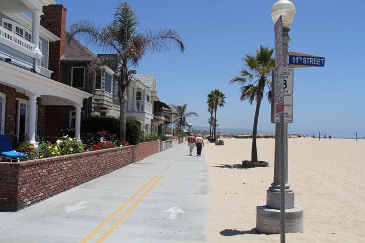 Balboa Peninsula boardwalk