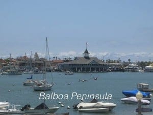 Balboa Peninsula in Newport Beach
