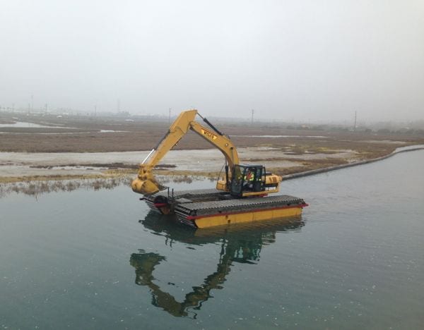 Newport Shores dredge