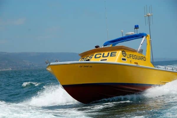Huntington Beach lifeguard boat