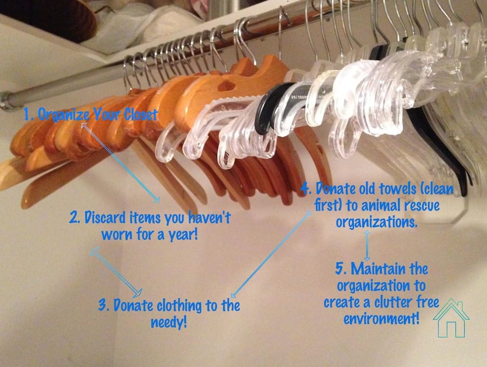 declutter and organize your closet