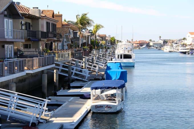 Davneport Island in Huntington Harbor