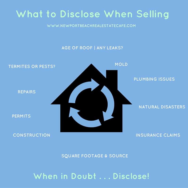 disclosures for selling