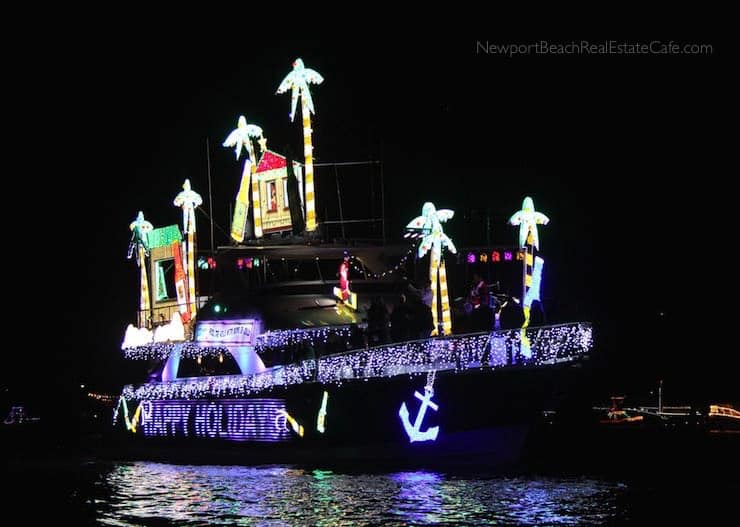 Newport Beach Christmas boat parade