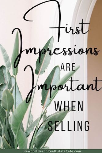 First impressions important when selling