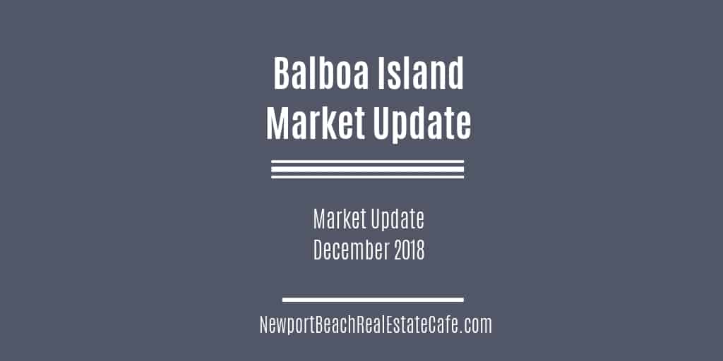 Balboa Island Market Update