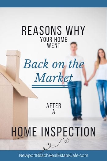 Reasons your Home went Back on Market After a Failed Inspection