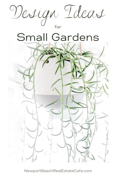 Design Ideas for Small Garden areas