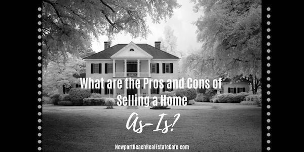 Pros and Cons of Selling as is