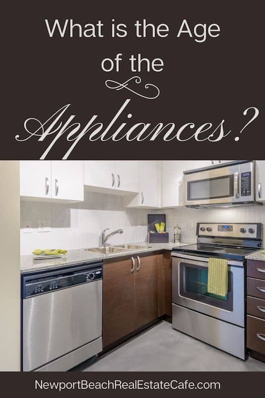 what is the age of the appliances