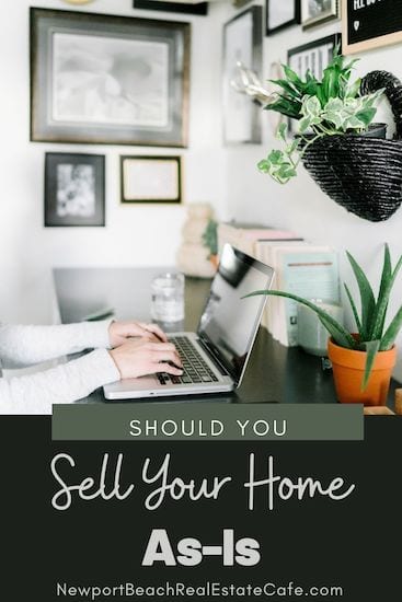 Selling home as-is