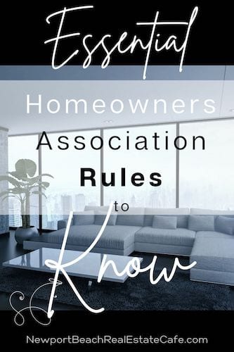 homeowners association rules