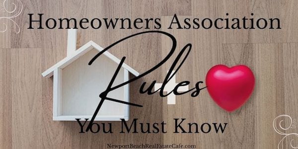 Homeowners association rules