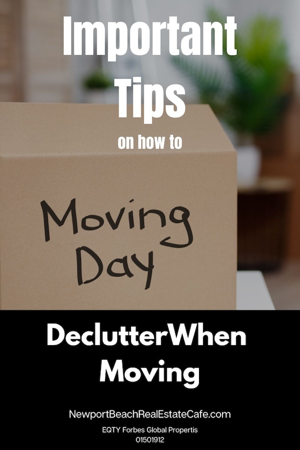 decluttering when moving