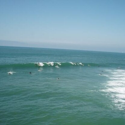 Surfboards in the Sand in Huntington Beach, CA