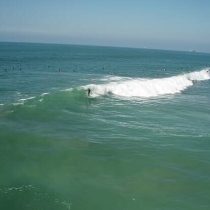 Surfboards in the Sand in Huntington Beach, CA