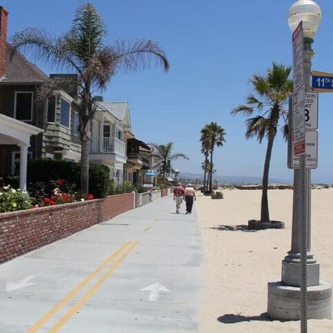 Balboa Peninsula boardwalk