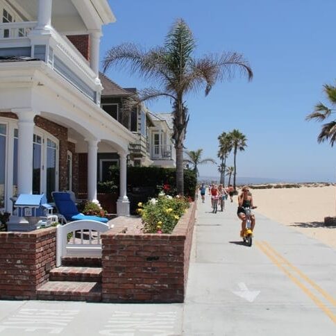 Balboa Peninsula boardwalk
