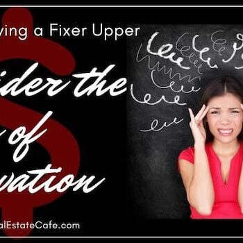 Consider the Costs of Renovation