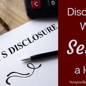 Disclosures when selling a home
