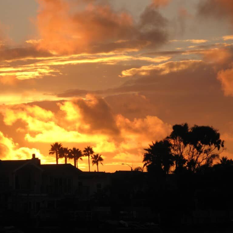 Newport Shores sunset