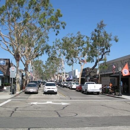 Marine Avenue on Balboa Island