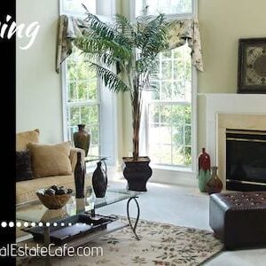 Stage living room and master bedroom